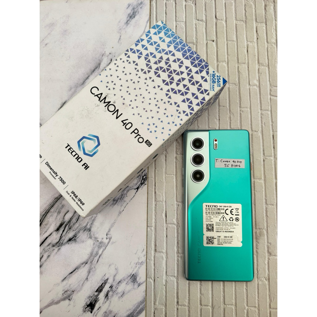 Tecno Camon 40 Pro 5G 12/256 Second Indonesia