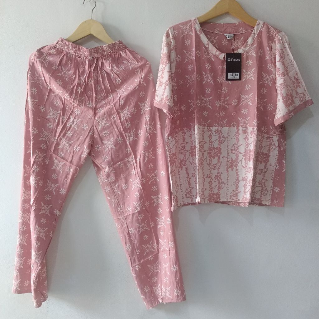 SETELAN DEWASA RESL BATIK HUZA SOFT   /  STELAN CP SOFT STANDAR by BATIK HUZA  /  PIYAMA BATIK HUZA 