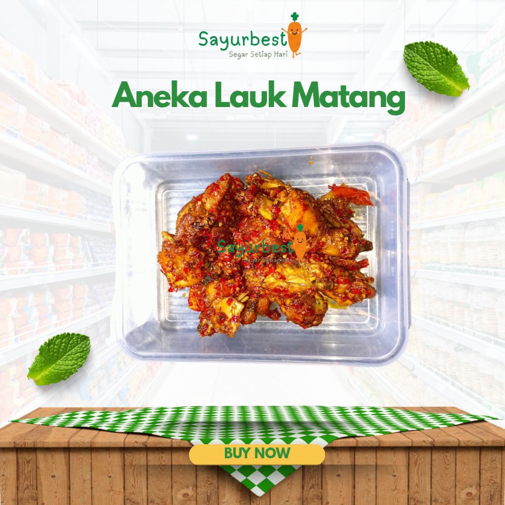 (PO KIRIM BESOK) Aneka Lauk Matang Fresh