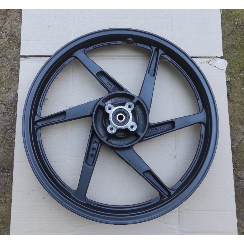velk velg velek racing ori belakang Suzuki satria 2 tak hiu / lumba double dist original second