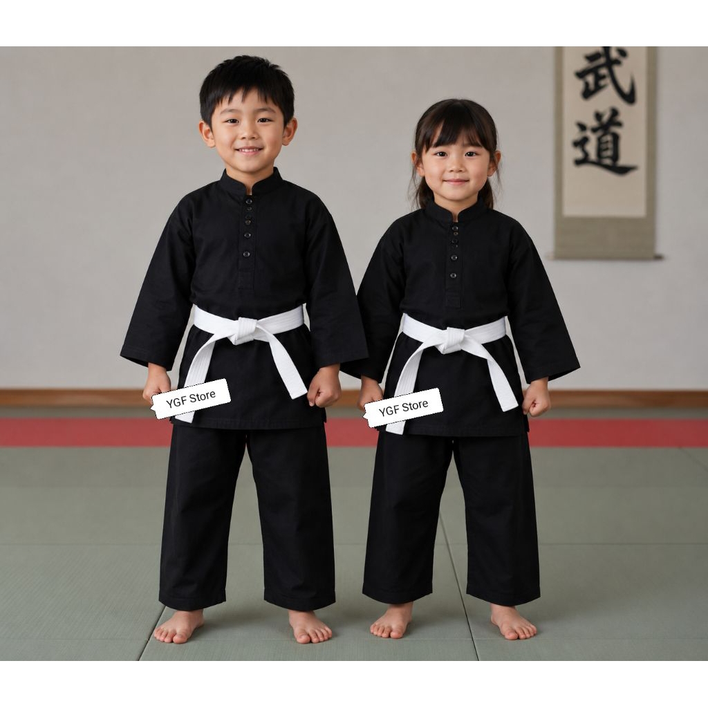 Baju Silat IPSI Baju Silat Anak Model Kerah Kancing Baju Silat Anak Anak