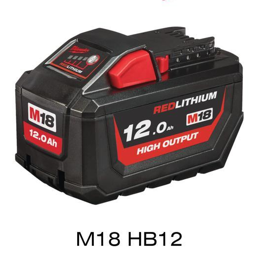 Promo High Output Battery 12Ah / Baterai Cordless 12 Ah Milwaukee M18Hb12 M18 Hb12