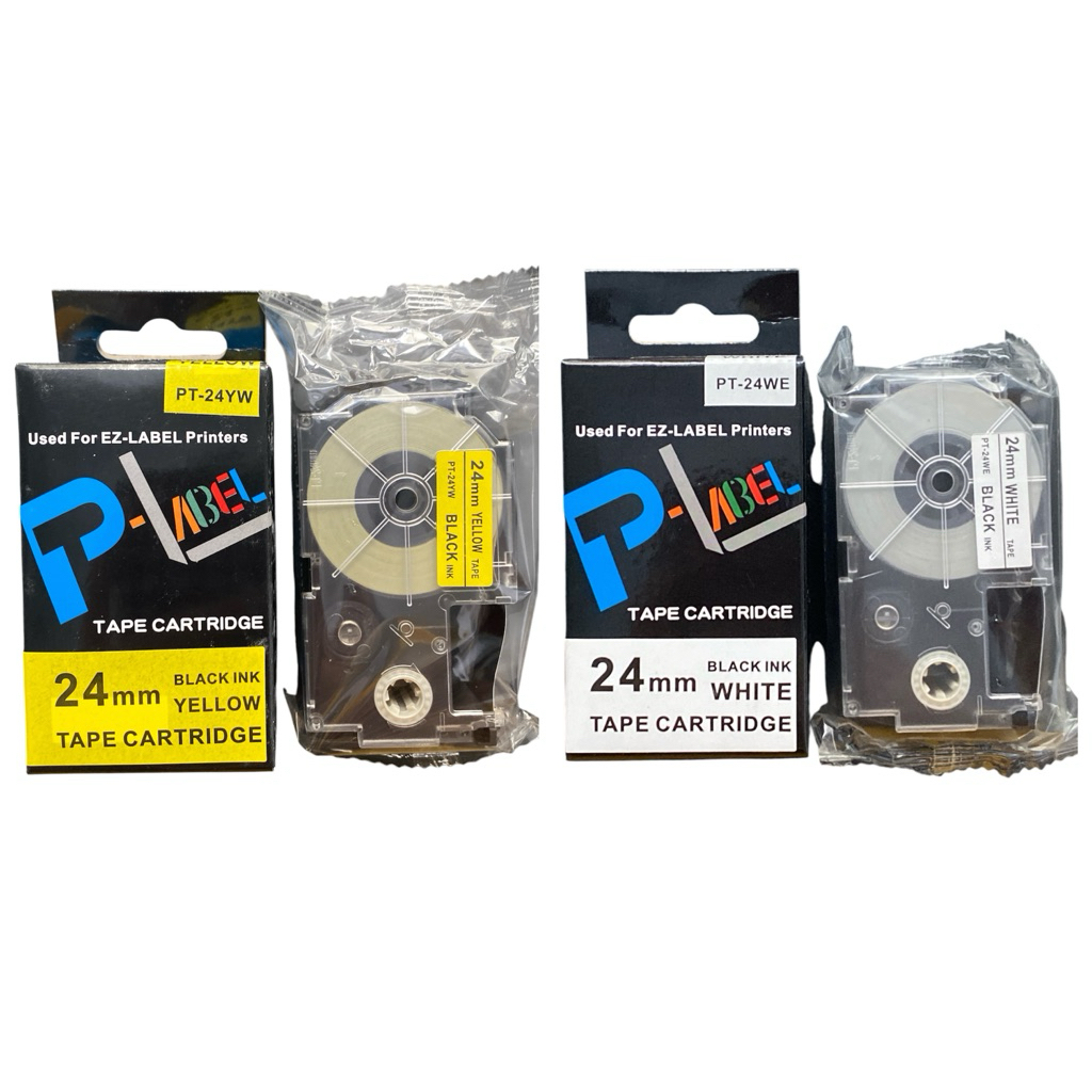EZ Label Tape 24mm compatible Casio Print Label