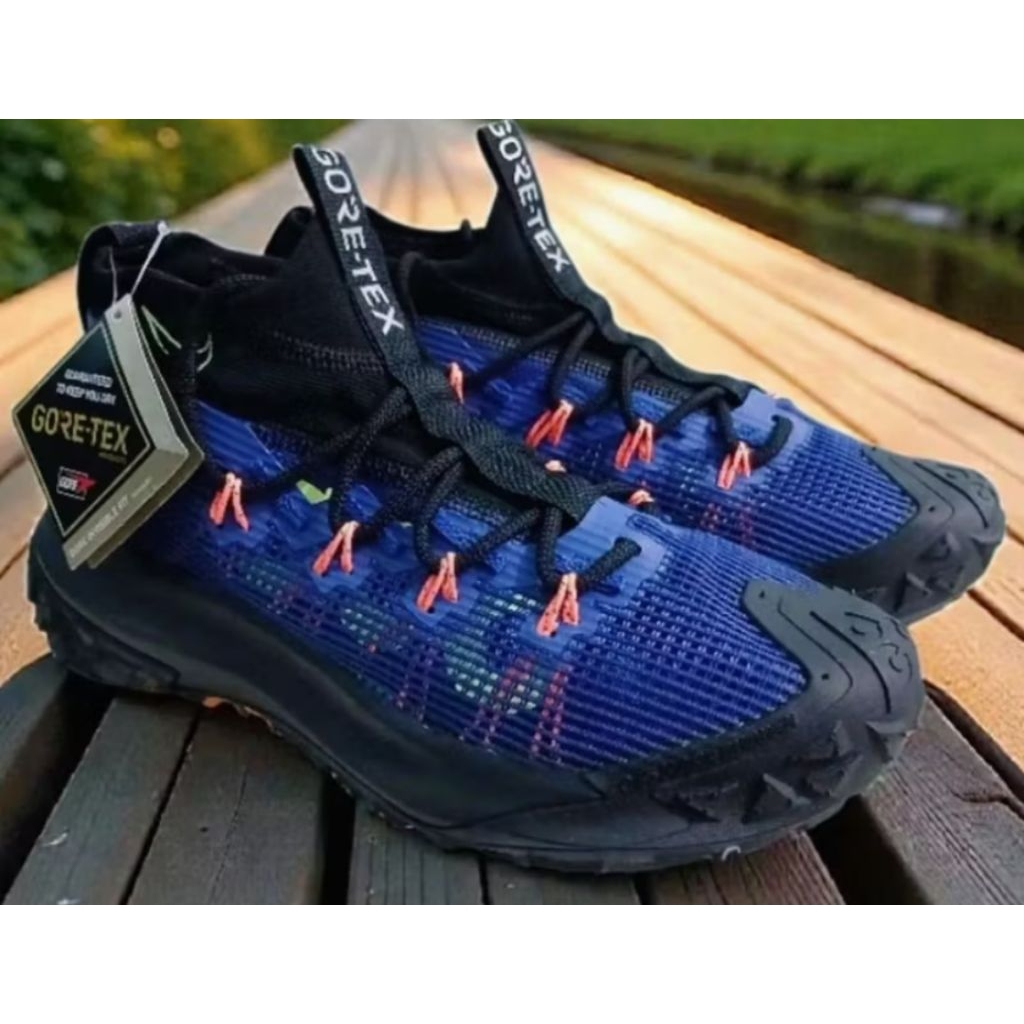 sepatu trailrun Nike ACG Gore-tex blue