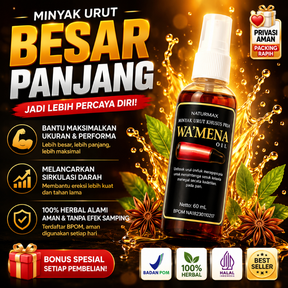 PEMBESAR | Minyak Wamena Daun Tigajari Pembesarpenis Asli Original Bpom Massage Oil