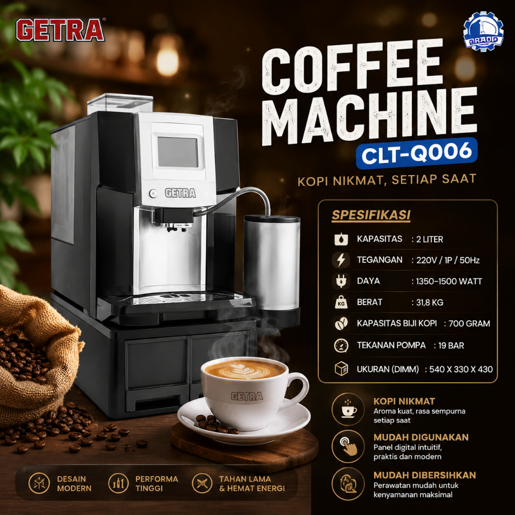 GETRA MESIN KOPI / COFFEE MACHINE (GETRA) CLT-Q006