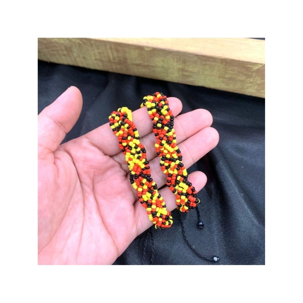 GELANG MANIK LILIT KHAS KALIMANTAN// GELANG MANIK SISIT KHAS KALIMANTAN//SOUVENIR GELANG MANIK