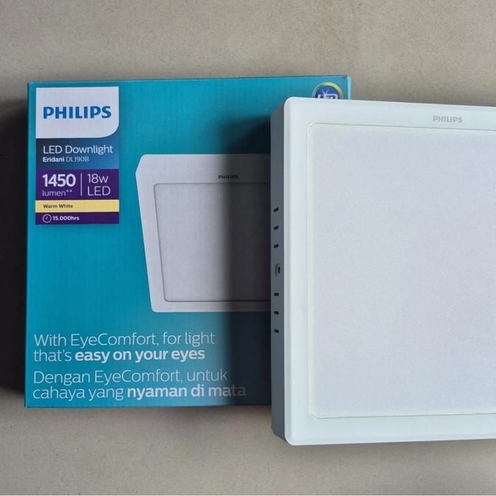Selalu_Juara Philips Lampu Led Downlight Eridani Square Surface/ Downlight Outbow Kotak Philips