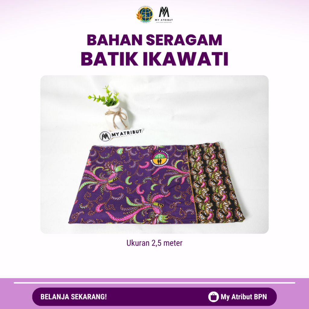 Bahan Seragam Batik Ikawati ATR/BPN