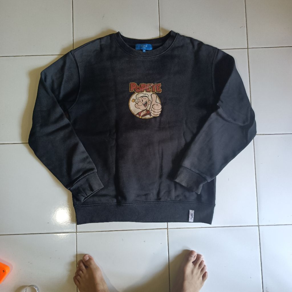 Preloved Crewneck Popeye Size M Second