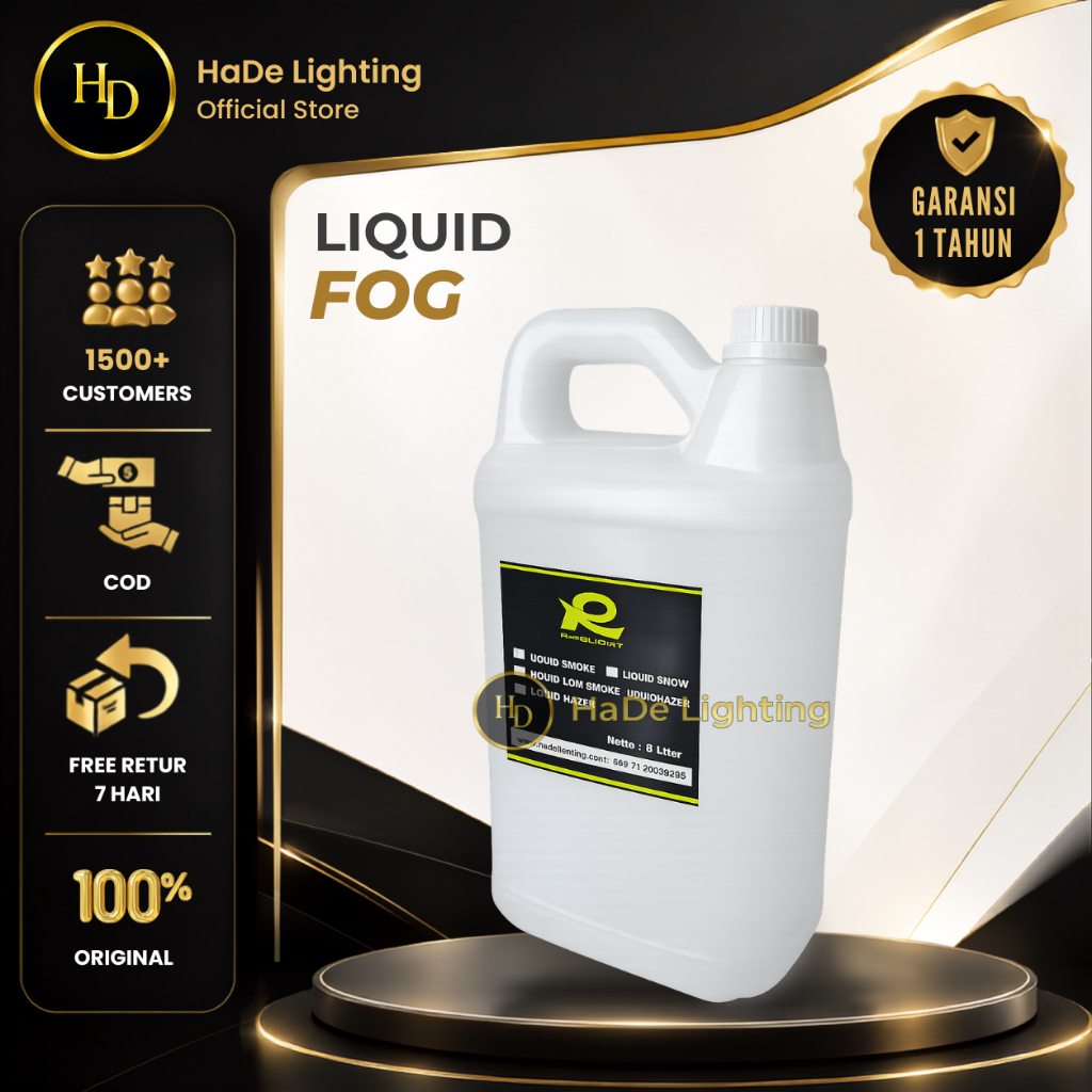 Cairan Mesin Asap Panggung Fog Liquid - Cairan Fogging Asap Panggung