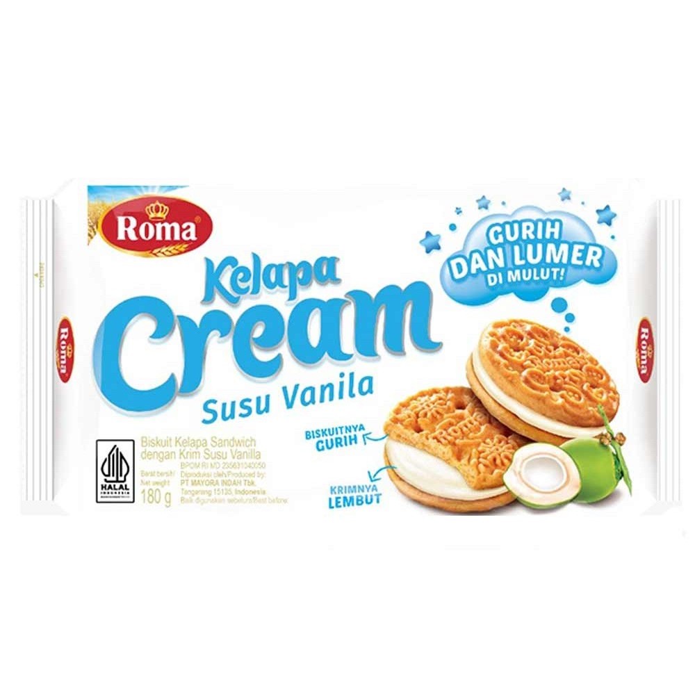 BISKUIT ROMA KELAPA CREAM