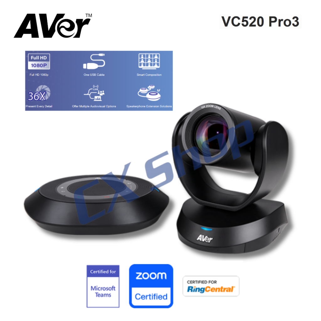 AVer VC520 Pro3 Video Conference Full HD1080p 60fps