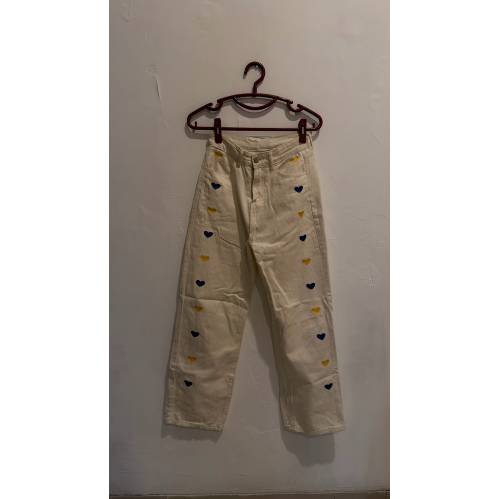 Celana baggy kekinian cewek warna apricot