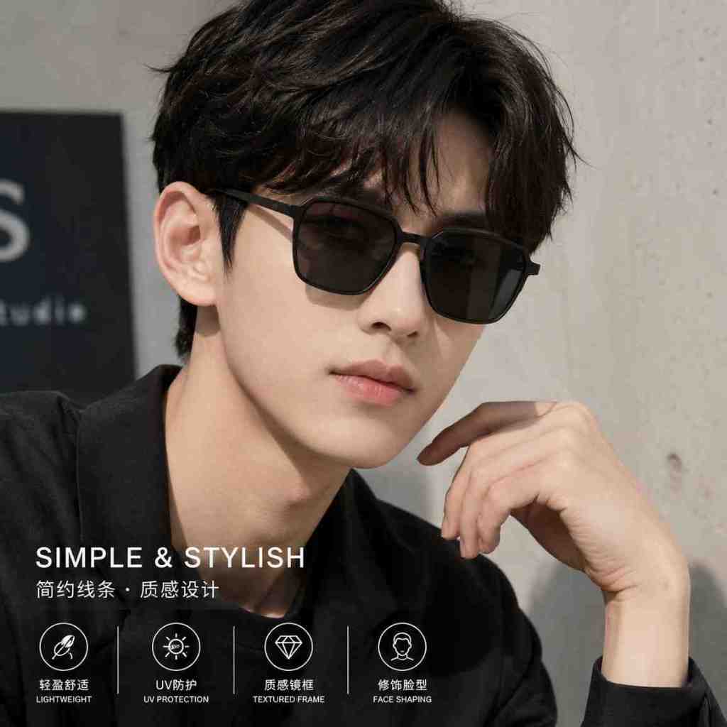 Kacamata Clip On Magnet Unisex – Frame Stylish Anti Silau - 9013