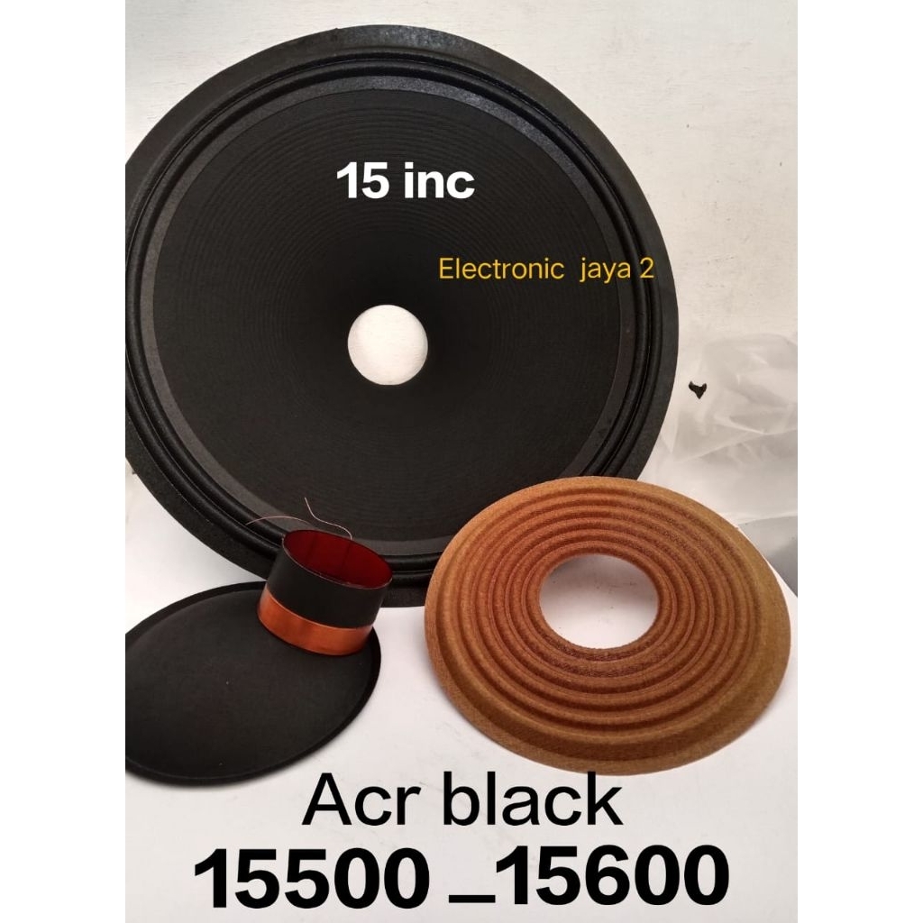 1 paket Daun Spul speaker 15 inc Acr Black 15500_15600