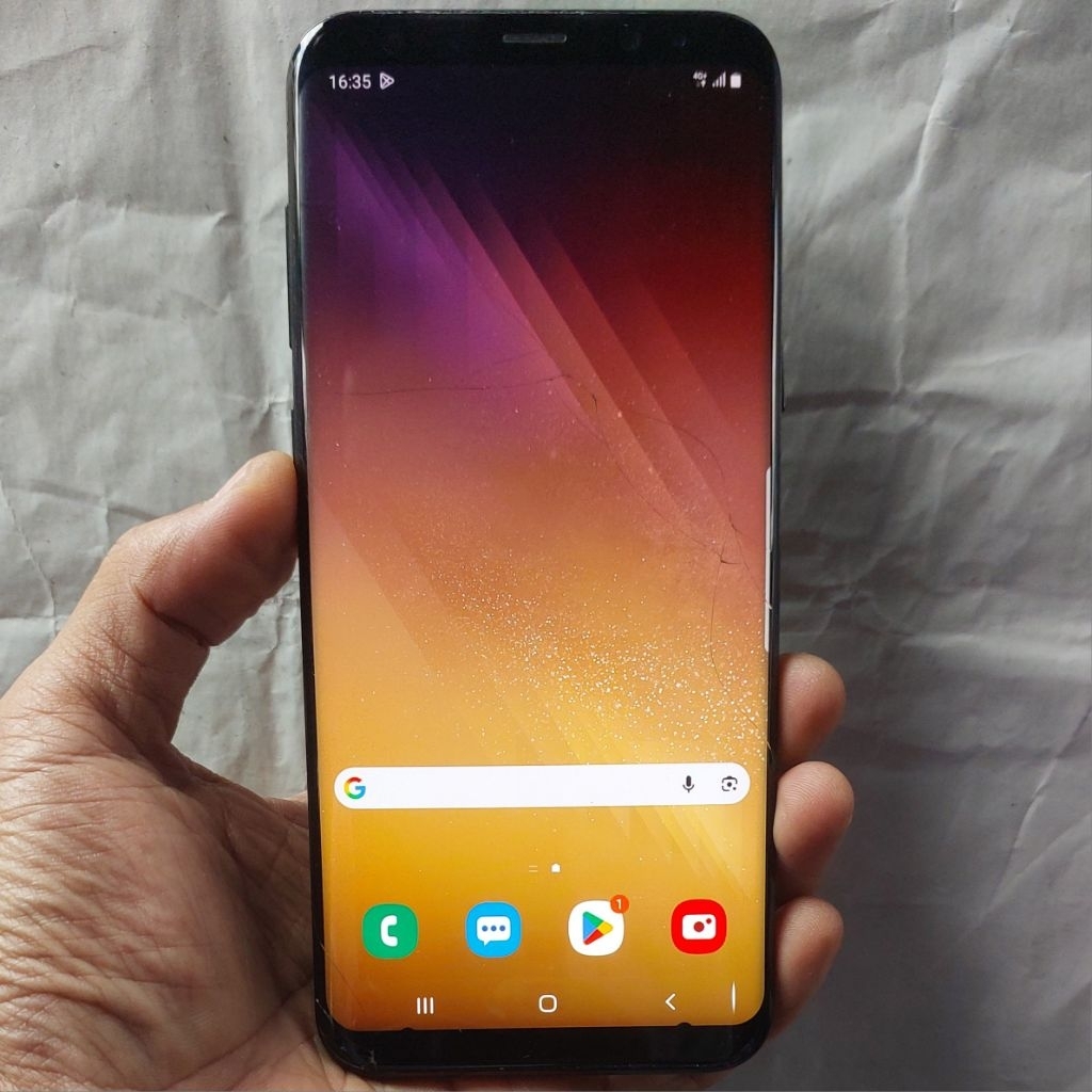 Handphone Hp Samsung Galaxy S8 Plus 4/64 NFC Second Eks Resmi Sein Original