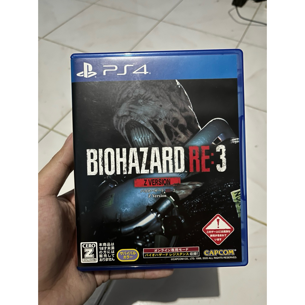 Kaset BD PS4 Resident Evil 3