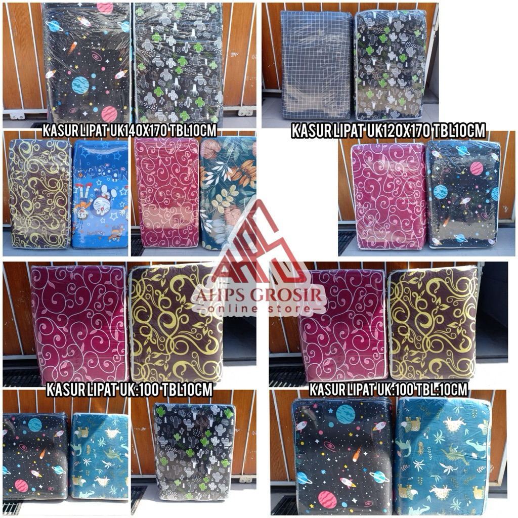 kasur lipat tebal 10cm kasur anak kost kasur anak pondok 80/100/120/140