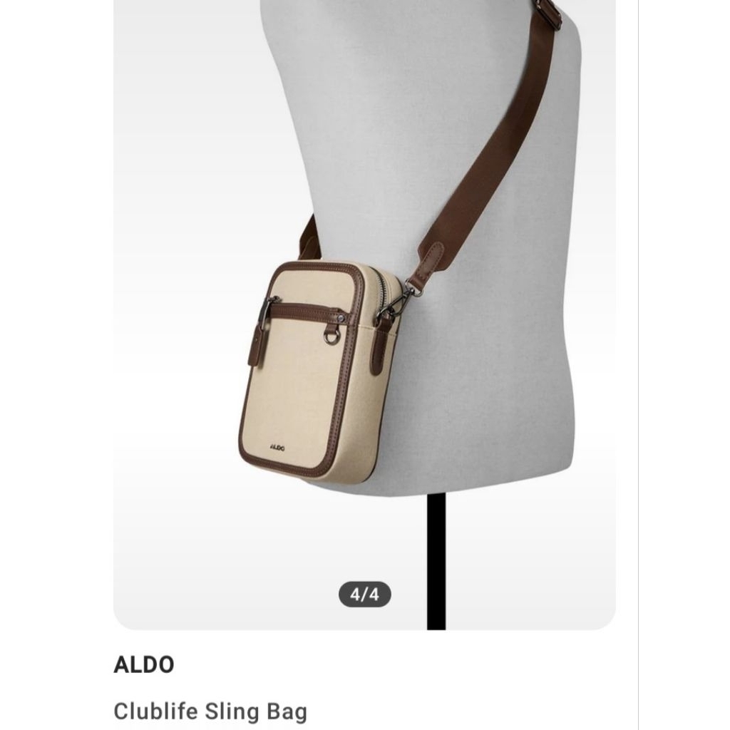 preloved aldo messenger sling bag clublife second