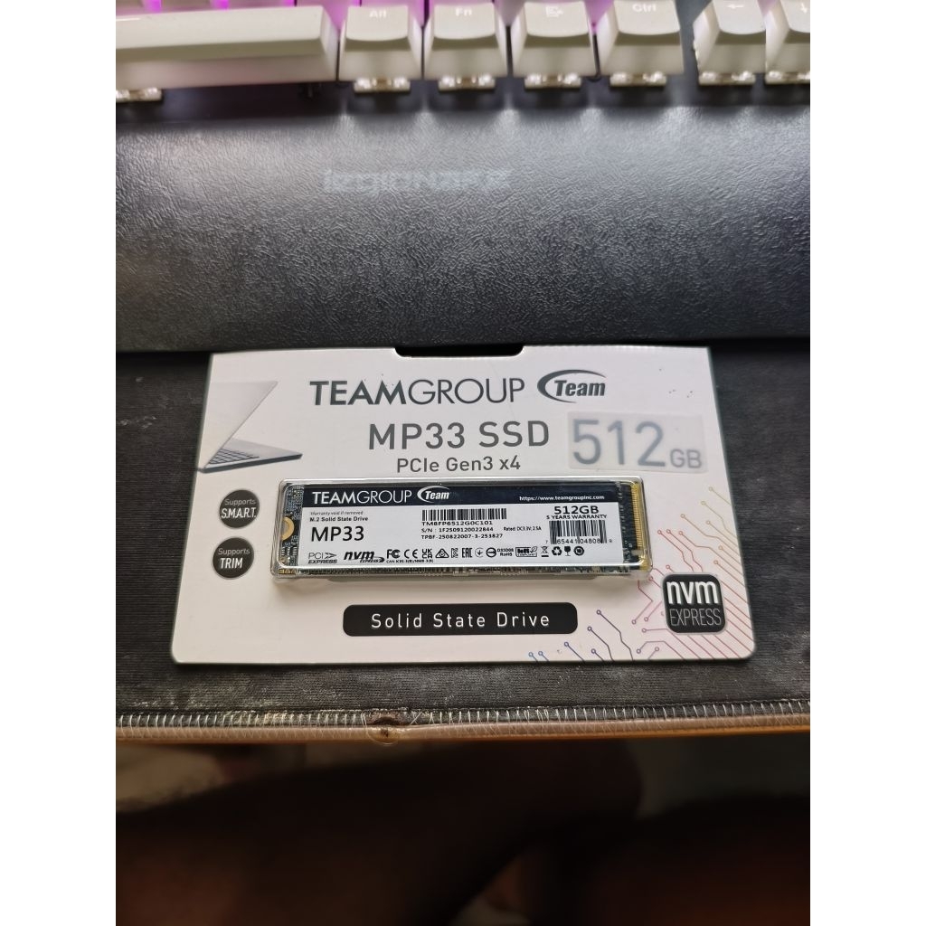 SSD Nvme Team MP33 512 GB