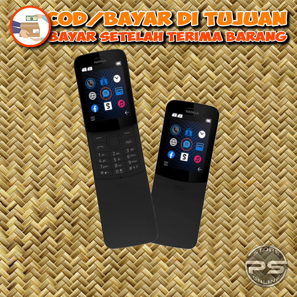 Nokia 8110 Dual Sim Jaringan 2G Klasik Unik Jadul Bluetooth Kamera Bergaransi