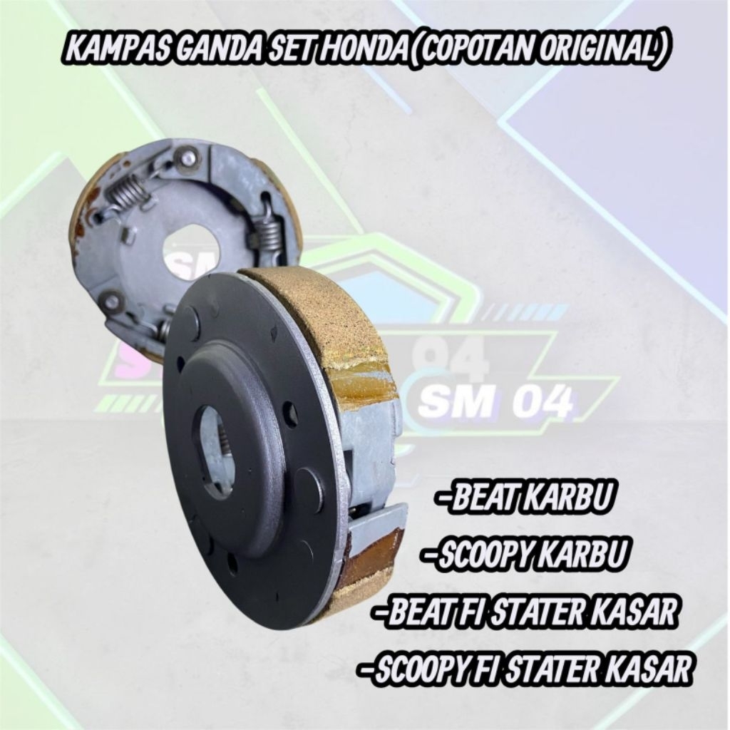 (SECOND) kampas Ganda set Rumah kampas Ganda Honda Beat Karbu