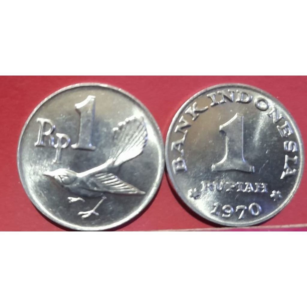 Mahar Uang koin 1 Rupiah 1970