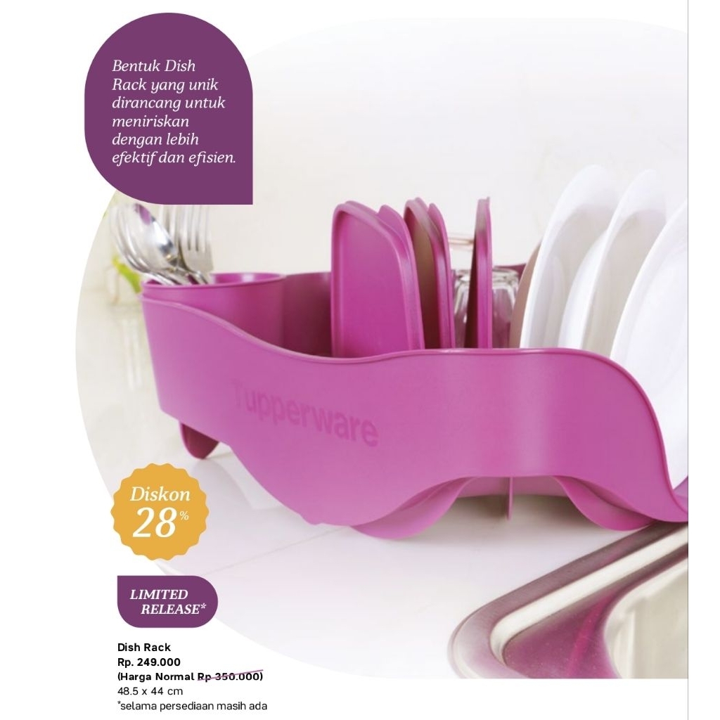 PO Tupperware Dish Rack