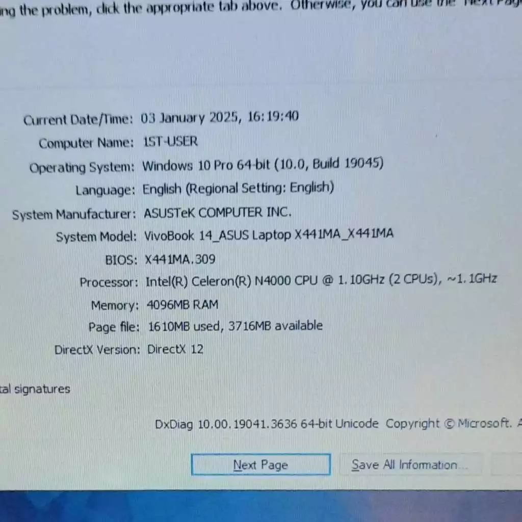 Motherboard ASUS X441M Intel Celeron Normal Tested Seken Original [ mainboard mobo mother main board