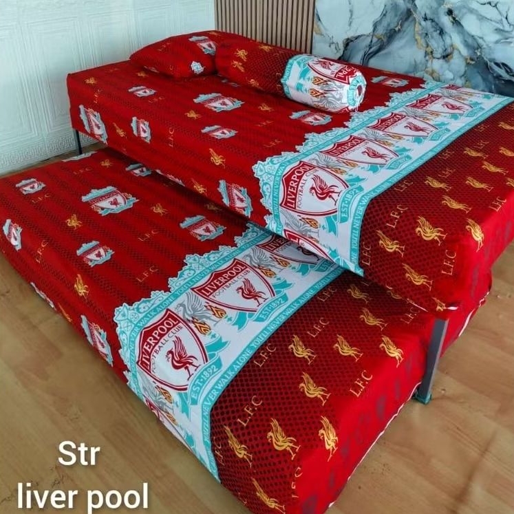 SPREI SORONG 150x200 || SPREI TANPA RUMBAI MOTIF BOLA ||  SPREI 2 in 1 || SPREI TINGGI 20&30cm