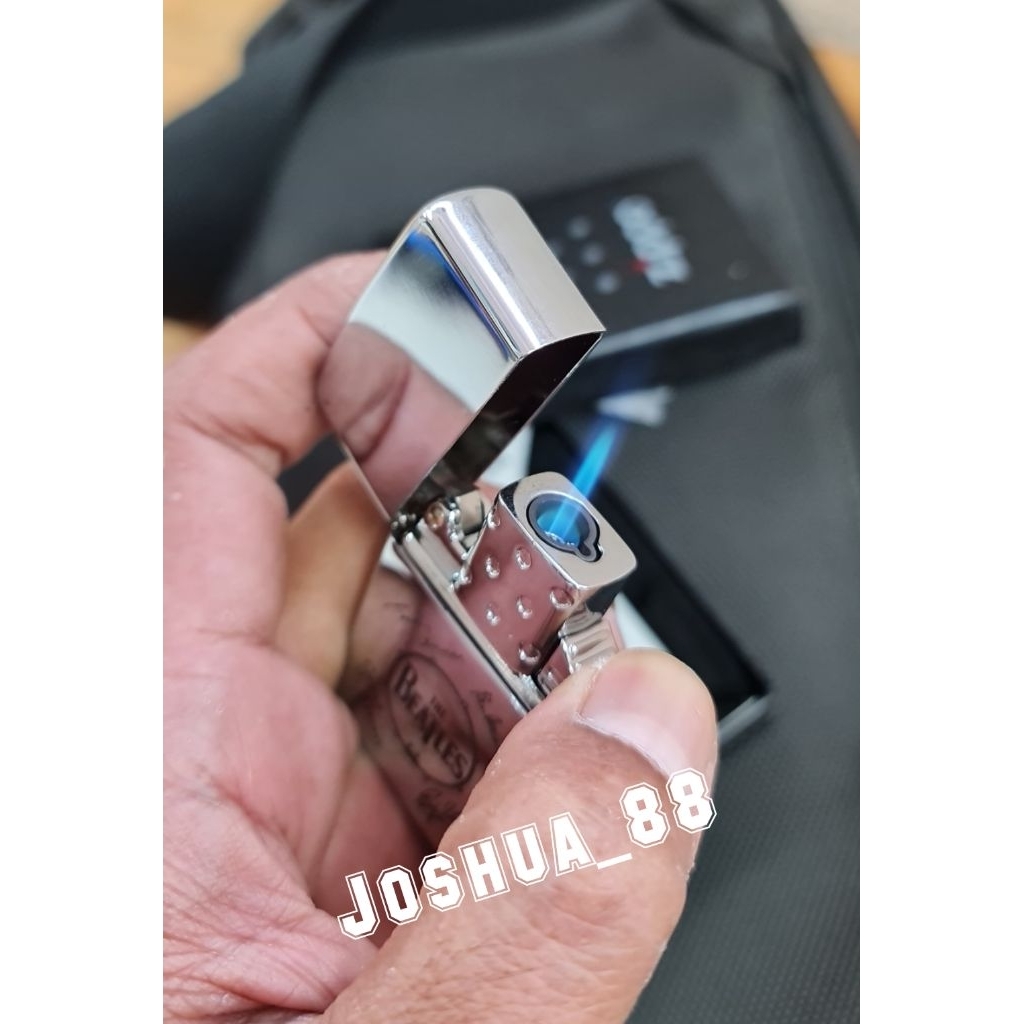 Zippo Custom Korek Api Ukir The Beatles Silver Insert Butane Blue Bisa Ukir Nama Logo Sendiri