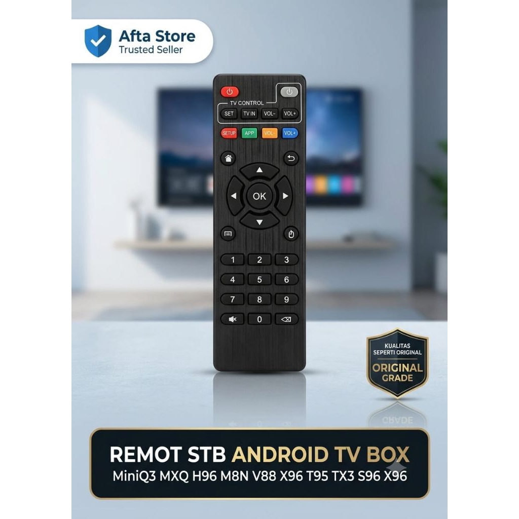 REMOT STB ANDROID TV BOX MiniQ3 MXQ H96 M8N V88 X96 T95 TX3 S96 X96