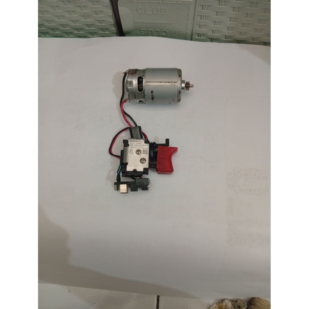switch dan motor bosch gsr 12v original