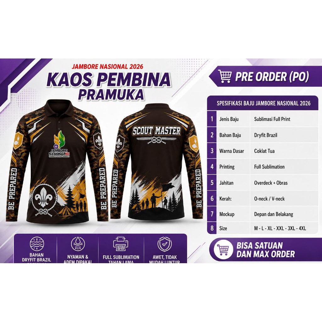 Baju Pembina Jambore Nasional