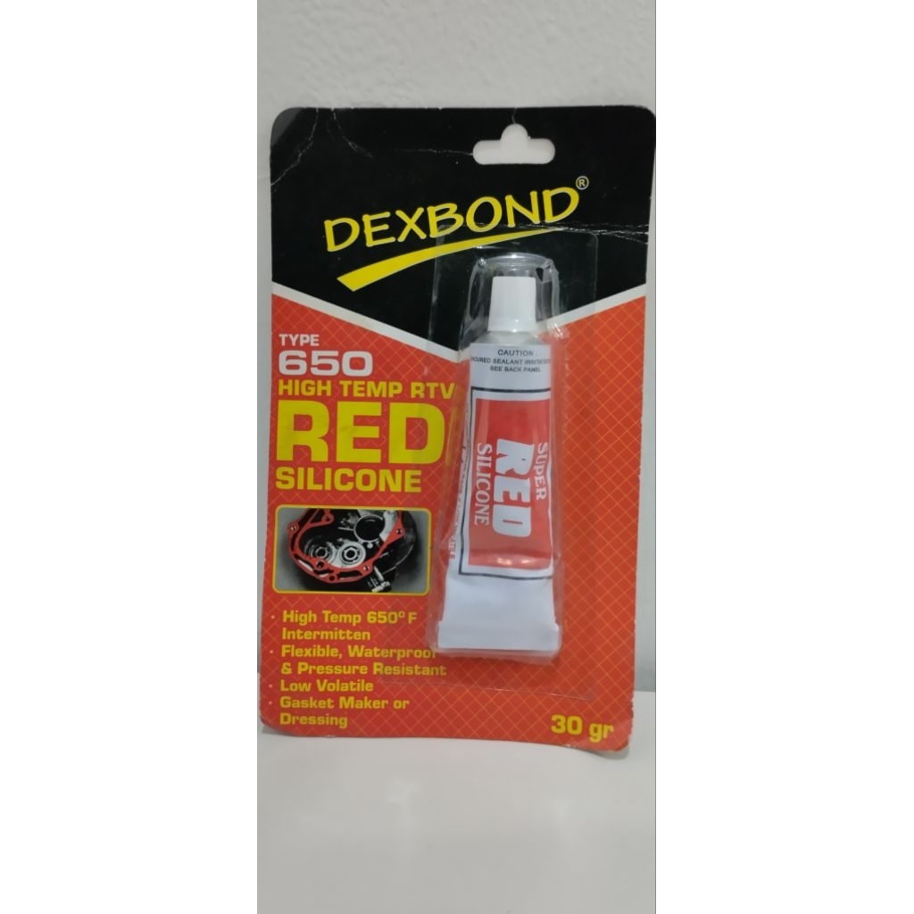 LEM Dexbond Red Silicon Sealant 30 GR Lem Gasket RTV High Tempo DEXBOND 30 Gram
