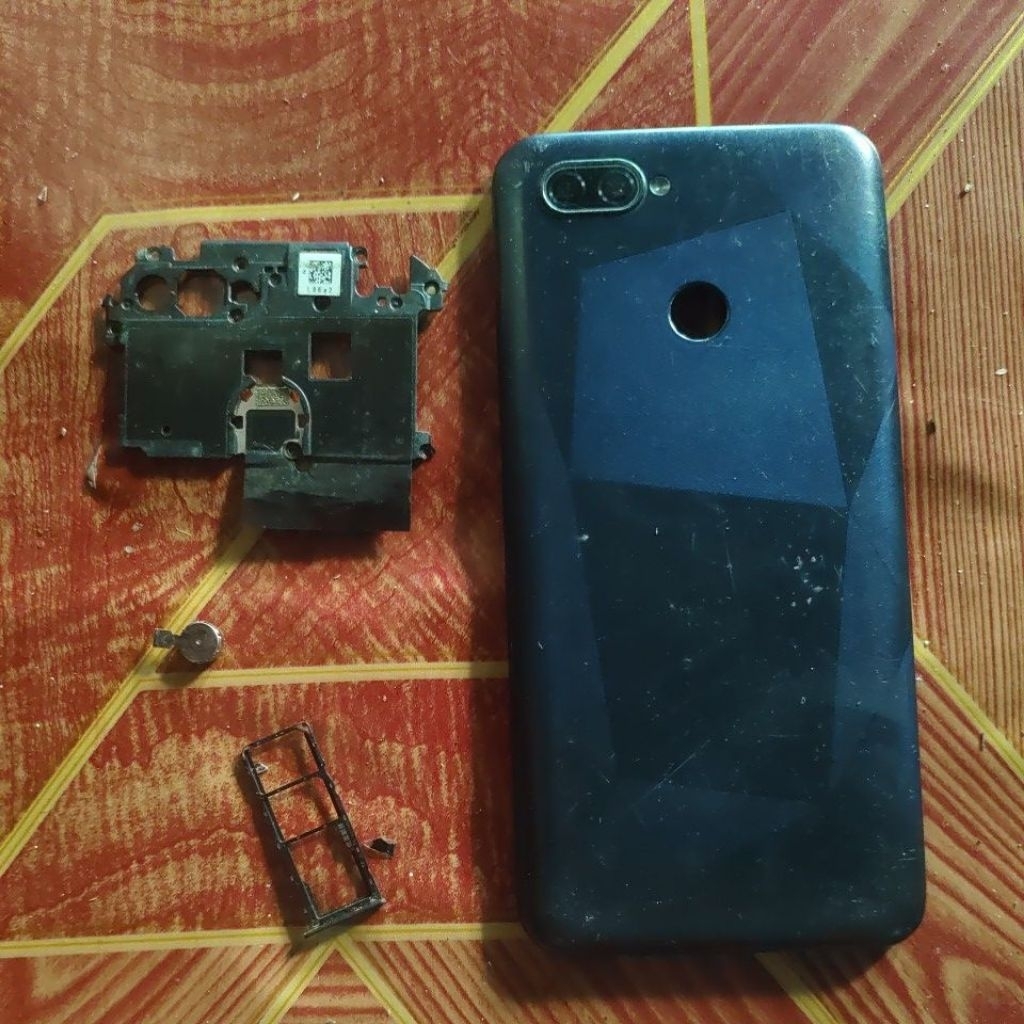 penutup mesin oppo A12/ backdor oppo A12 /slot sim oppo A12 /sensor getar oppo A12