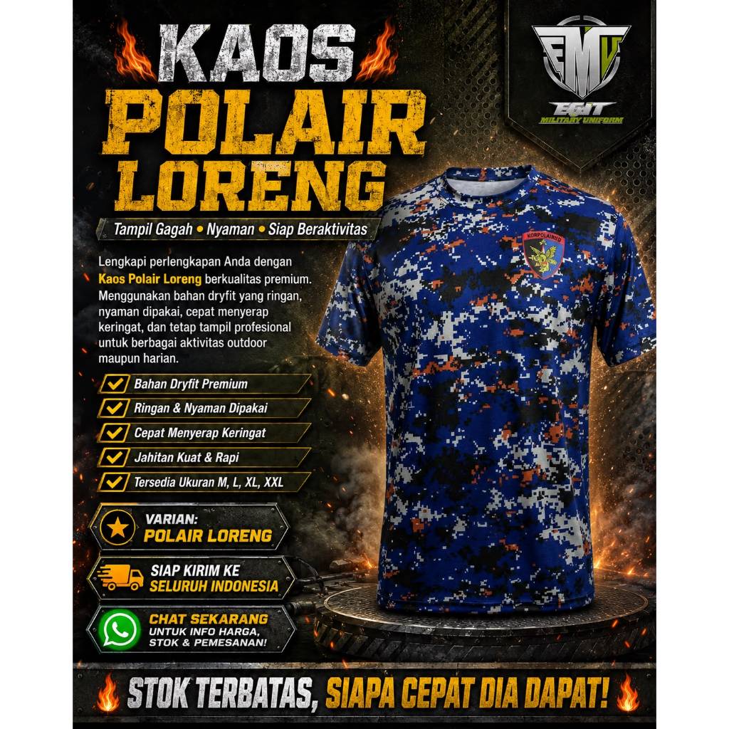 KAOS LORENG POLAIRUD