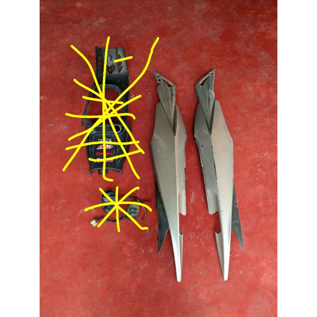 Body Samping Jupiter MX Old Original Copotan