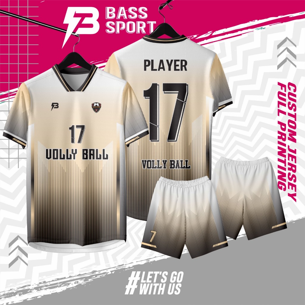 jersey volly baju volly baju volly pria wanita gratis nama nomor punggung