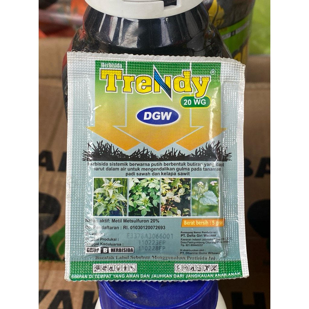 HERBISIDA TRENDY -20wg -metil metsulfuron 20% -5gram