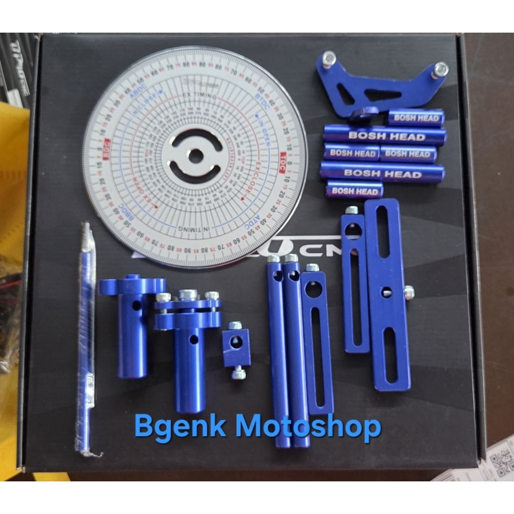 Busur derajat set Bpro Racing No Dial Aluminium motor