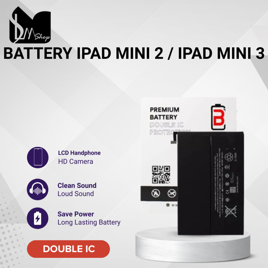 BATERAI | BATRE | BATTERY iPad Mini 2 / iPad Mini 3