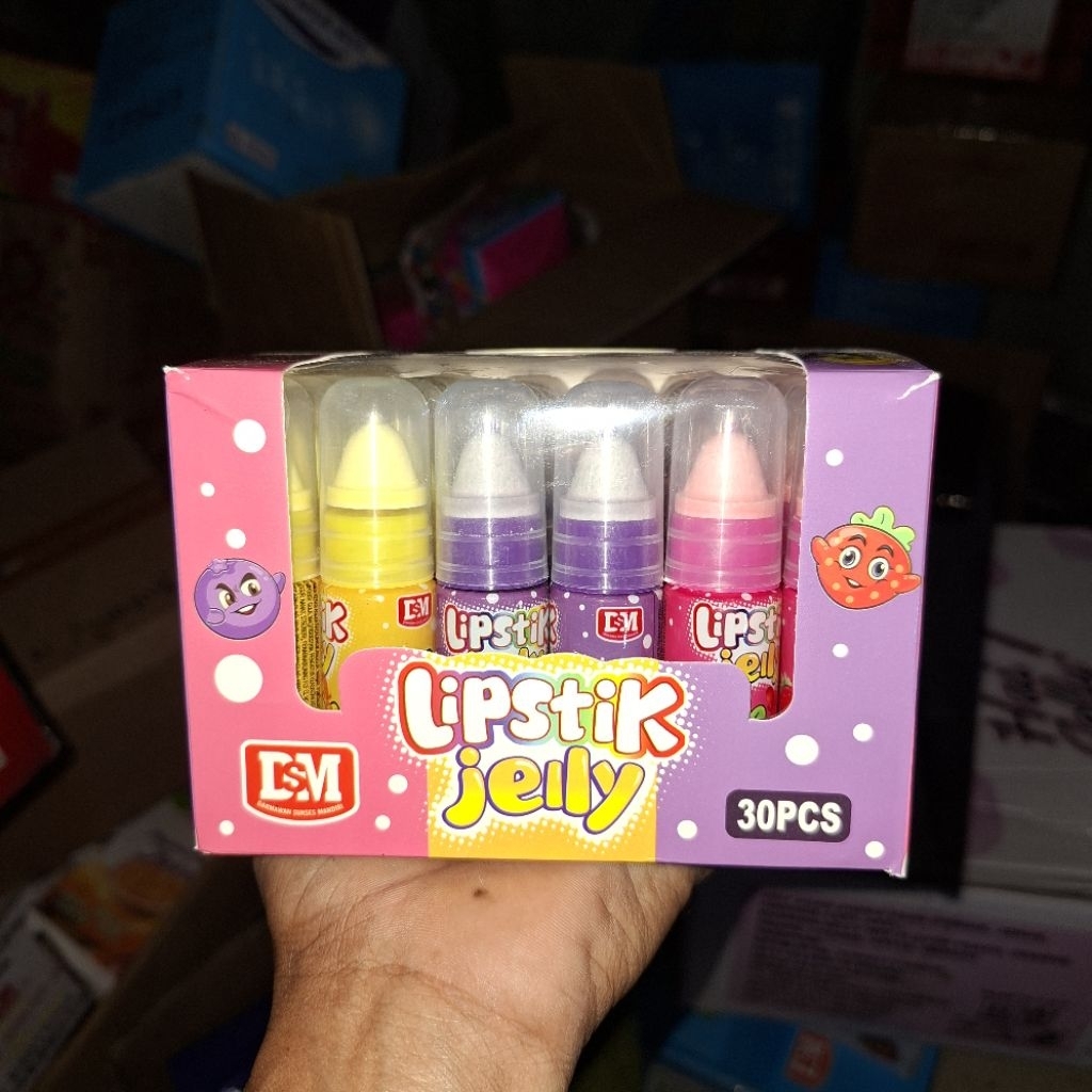 Permen Lipstik Jelly isi 30 pcs