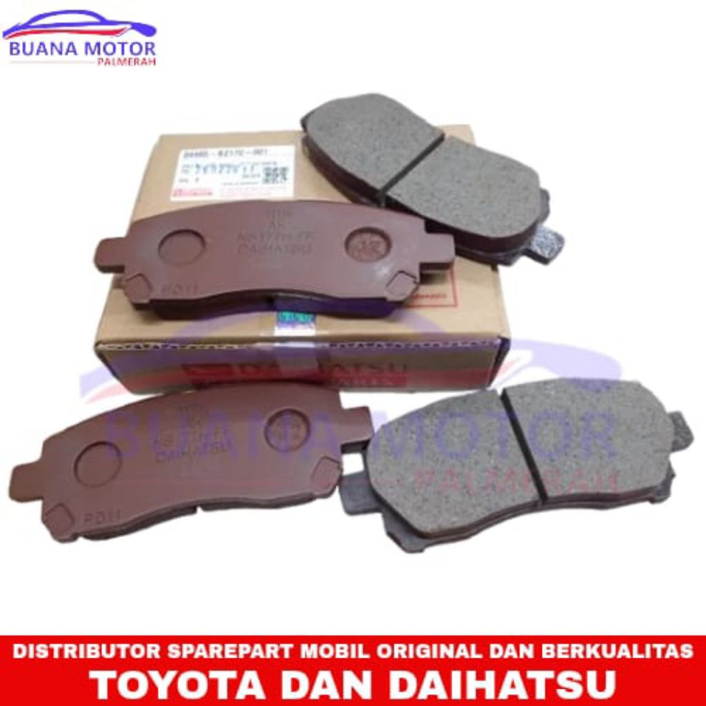 Kampas Rem Depan Xenia/Avanza 2003-2021/Rush/Terios 2006-2017/Taruna/Suzuki APV Original 04465-BZ170