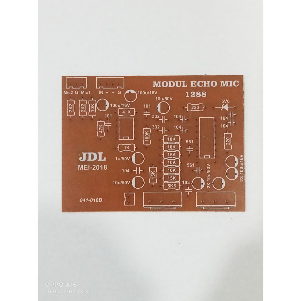 PCB MODUL MIC 1288 ECHO MIC