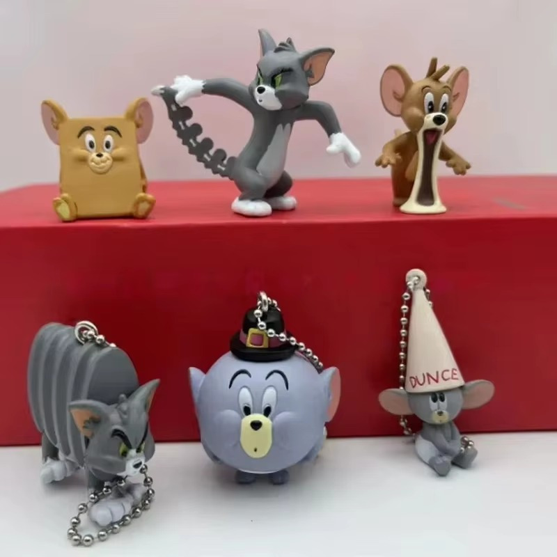 Tom and Jerry Funny Art Best Selection Figure Set 6Pcs
