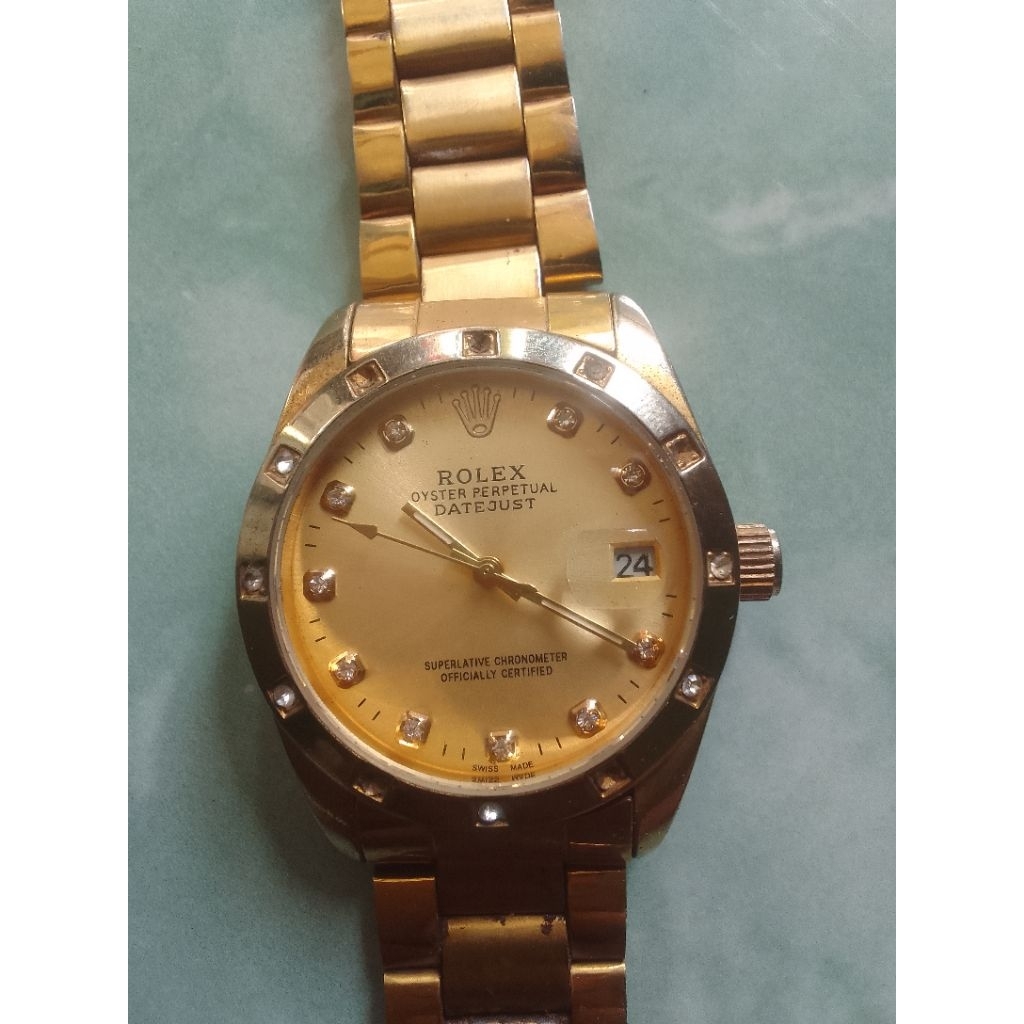 bahan jam tangan rolex automatic+putar hidup