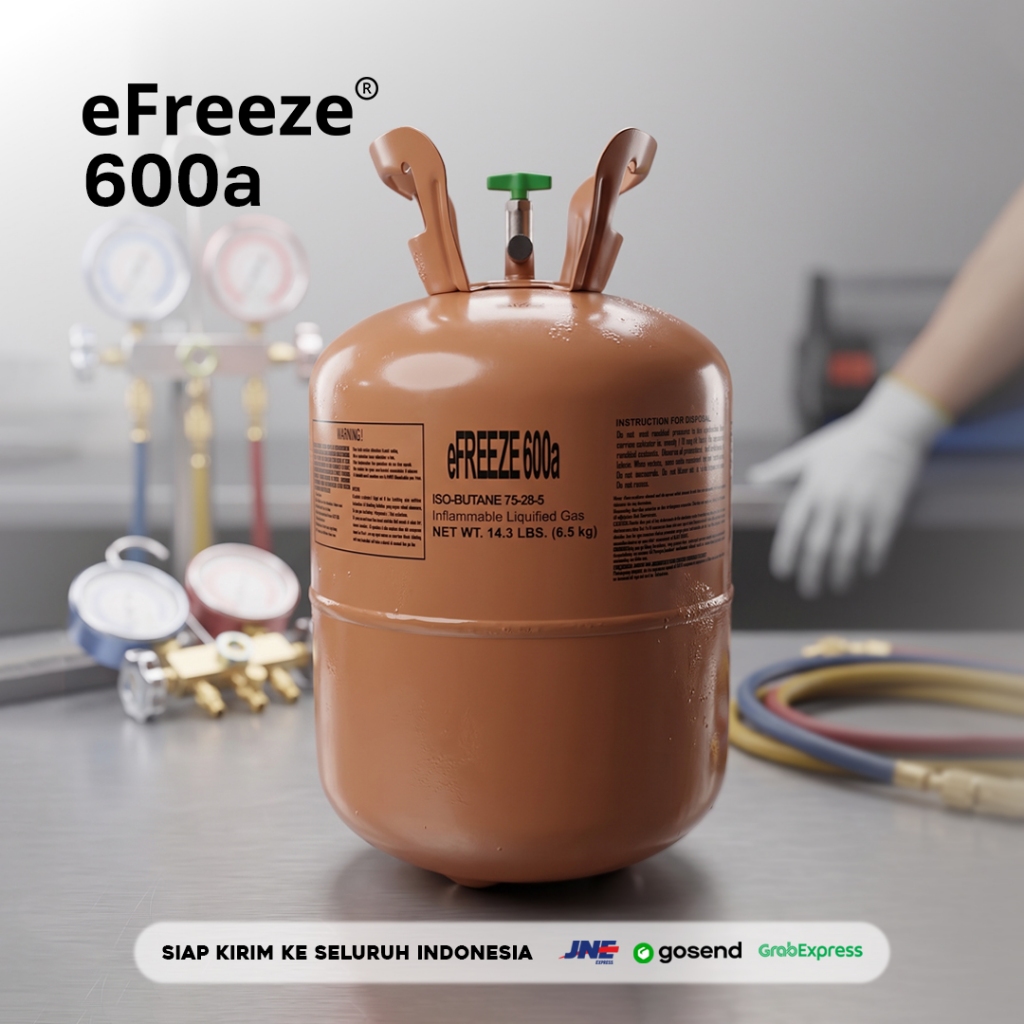 Freon eFREEZE 600a (R600a) 6.5 Kg - Refrigerant Kulkas