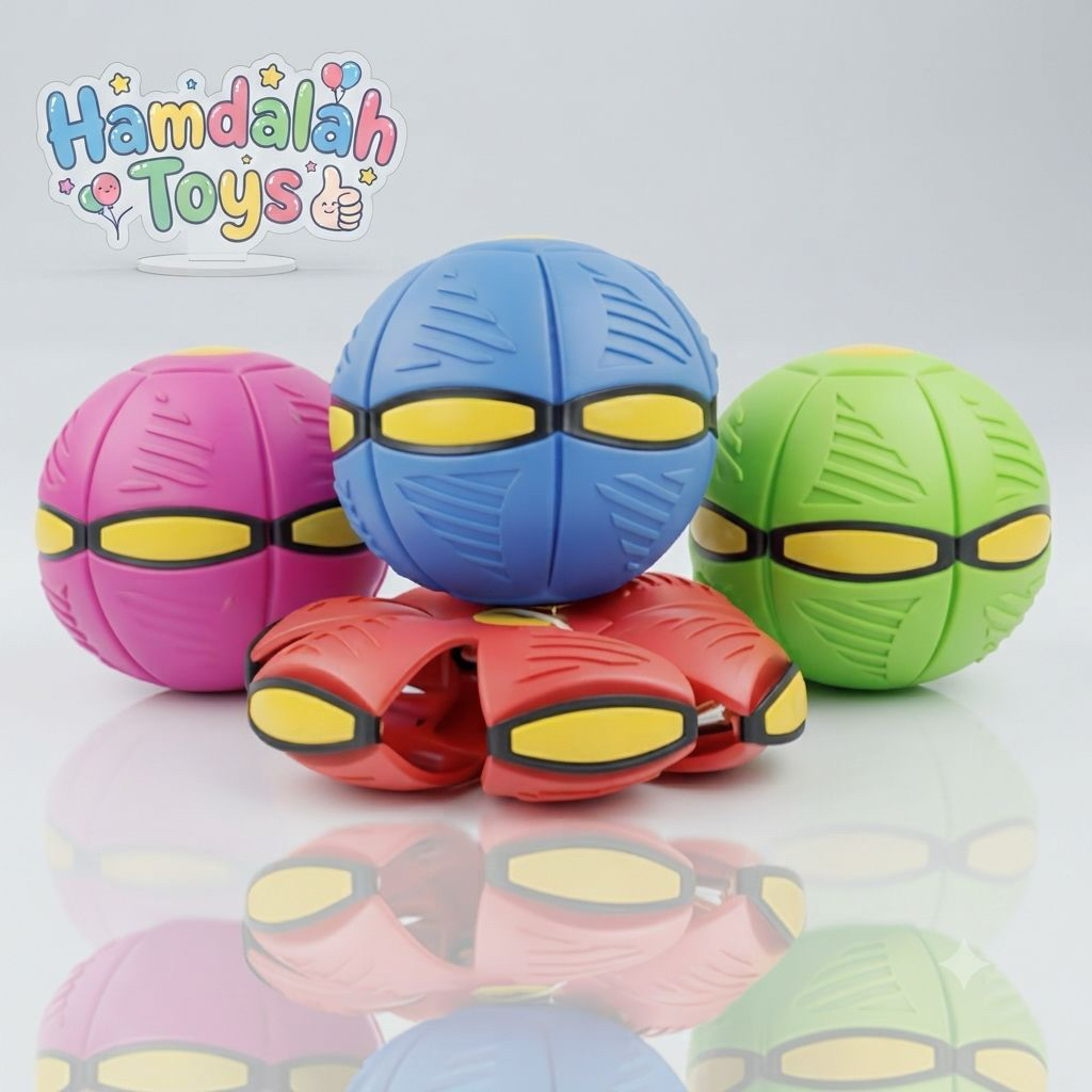 MAINAN ANAK BOLA UFO LONCAT  / FLAT BALL DISC/UFO MAGIC BALL